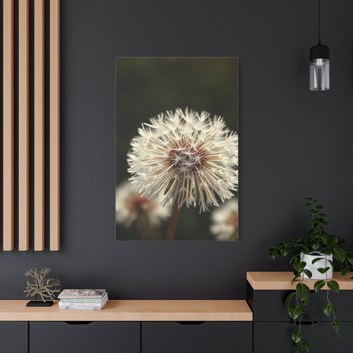 Dandelion Flower Art Supreme Canvas Wall Art & Canvas Print