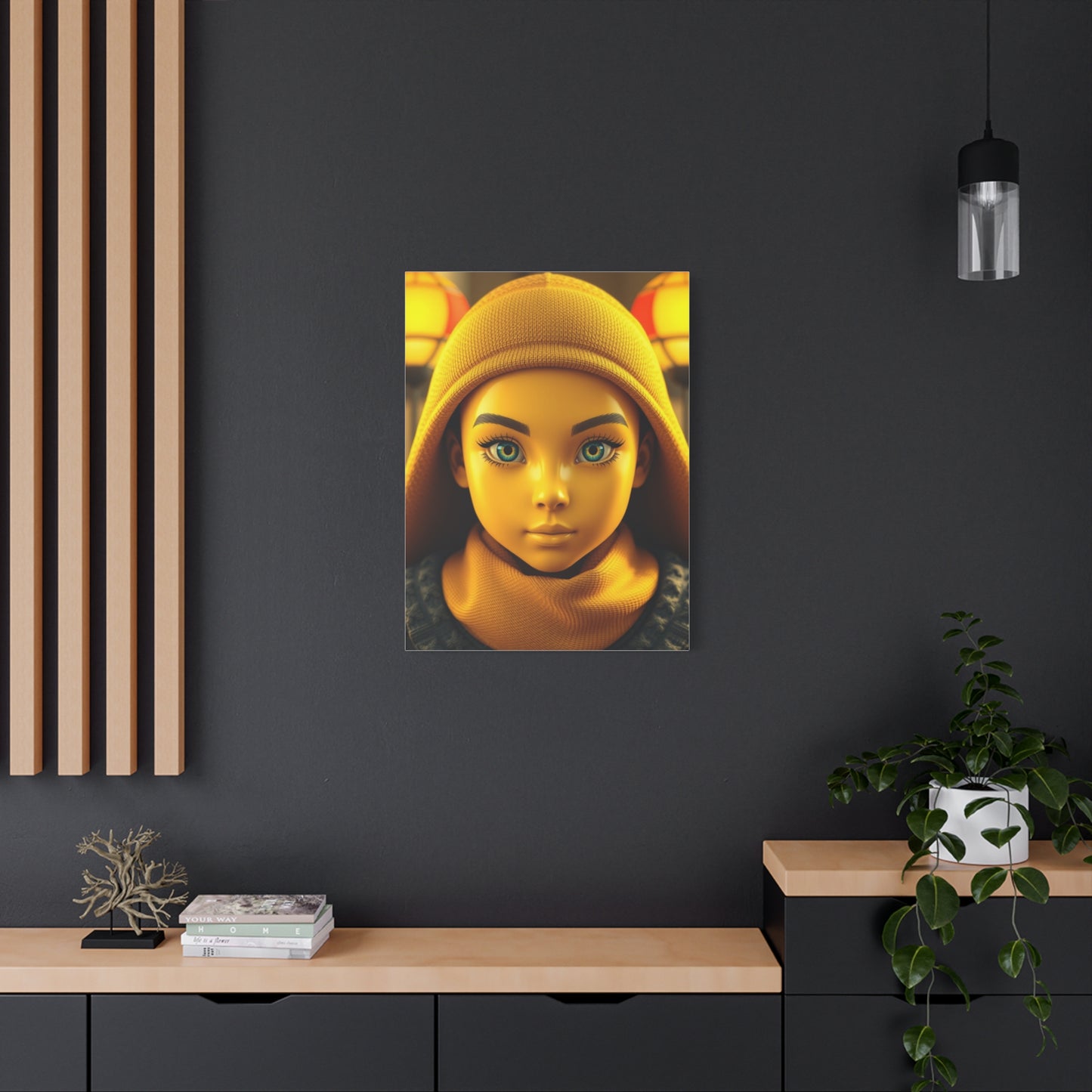 Radiant Ochre Tableau Wall Art & Canvas Print