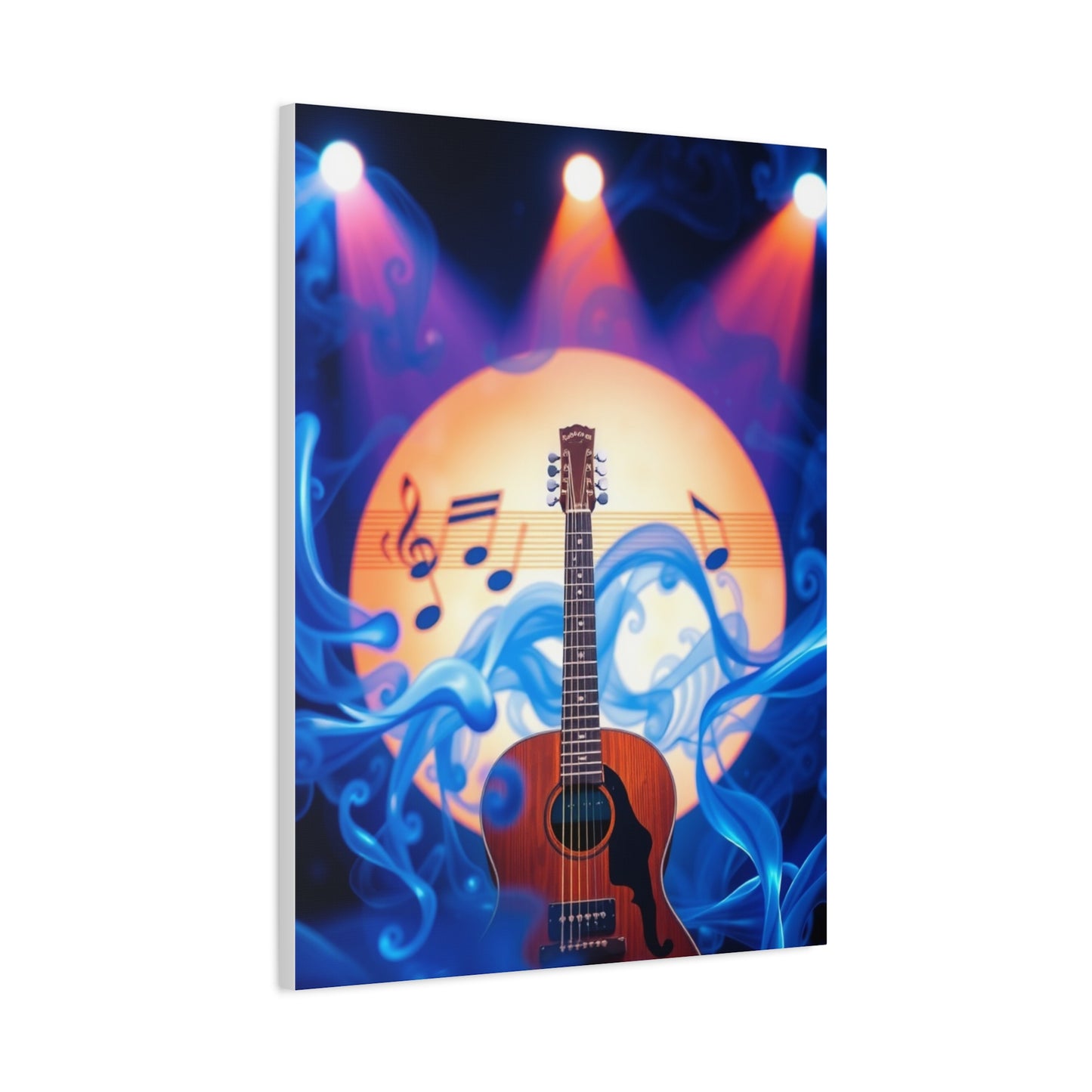Blue Music Art Premium Gallery Wall Art & Canvas Print