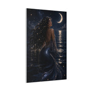 Celestial Moonlight Mermaid Dream Wall Art & Canvas Print