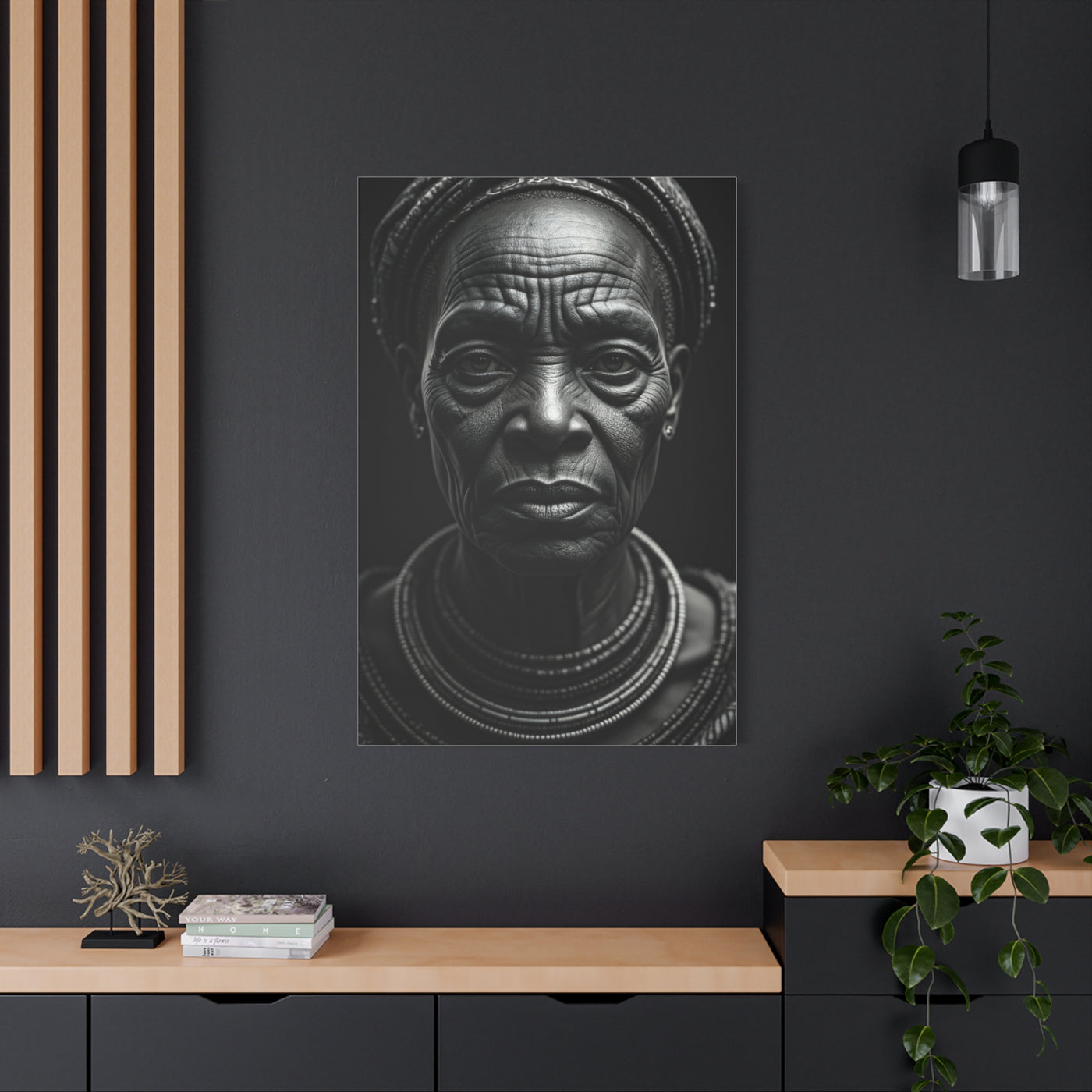 Enduring Grace Black & White Portrait Wall Art & Canvas Prints