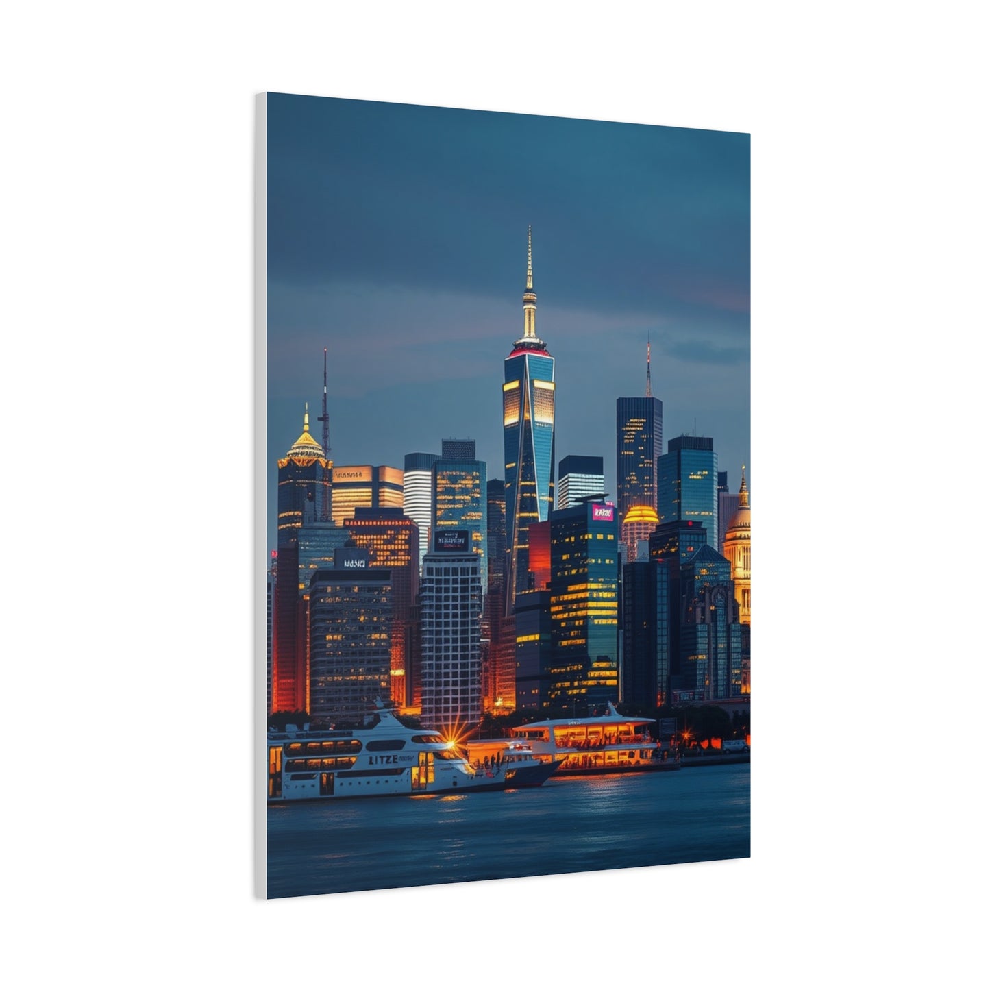 Supreme City Skylines Art Beautiful Collection Wall Art & Canvas Print