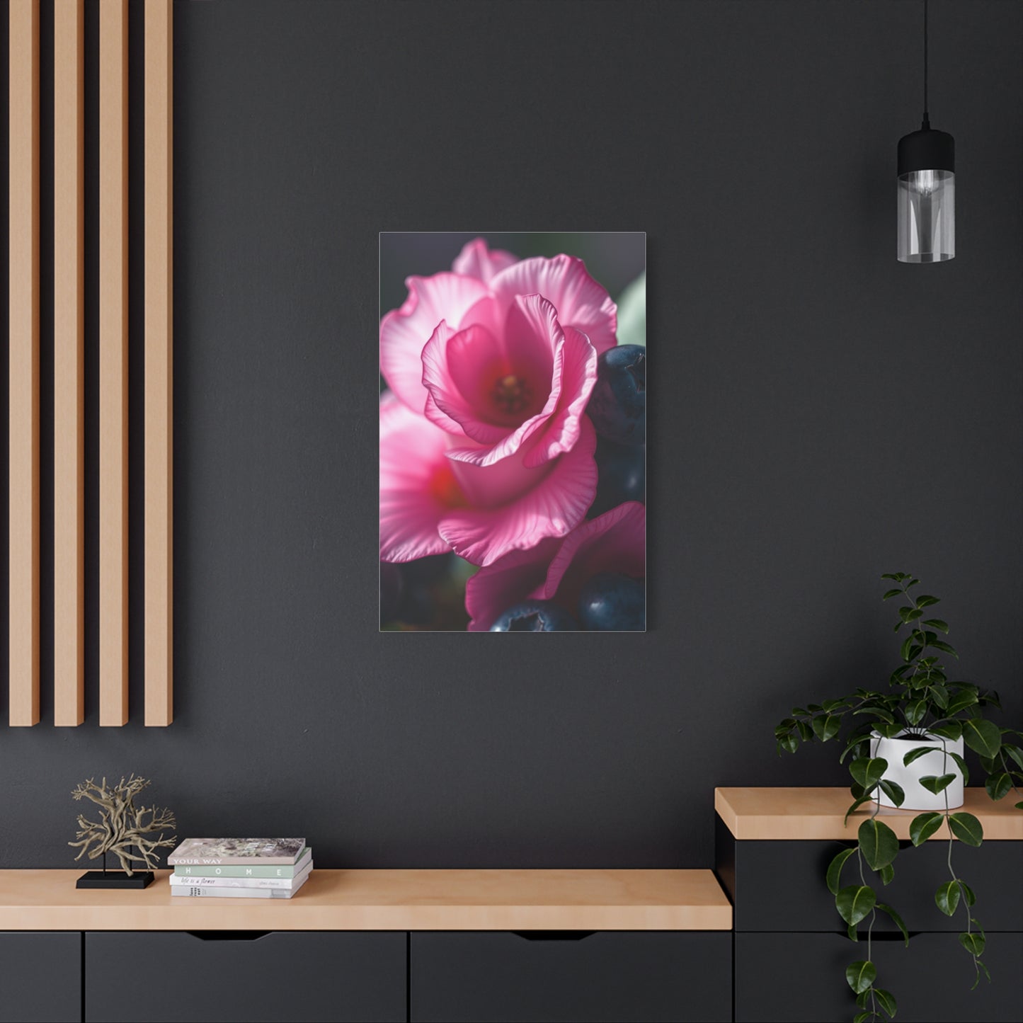 Elite Blush and Blueberry Art Vision Wall Art & Canvas Print