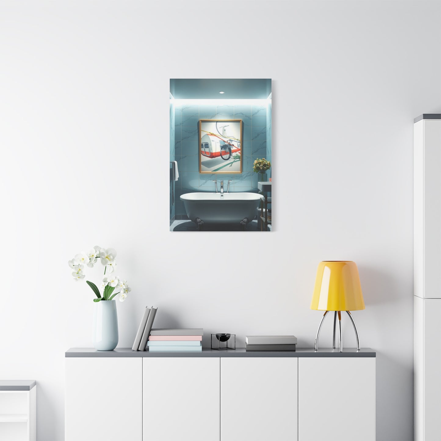 Majestic Bath Canvas Ensemble Wall Art & Canvas Print