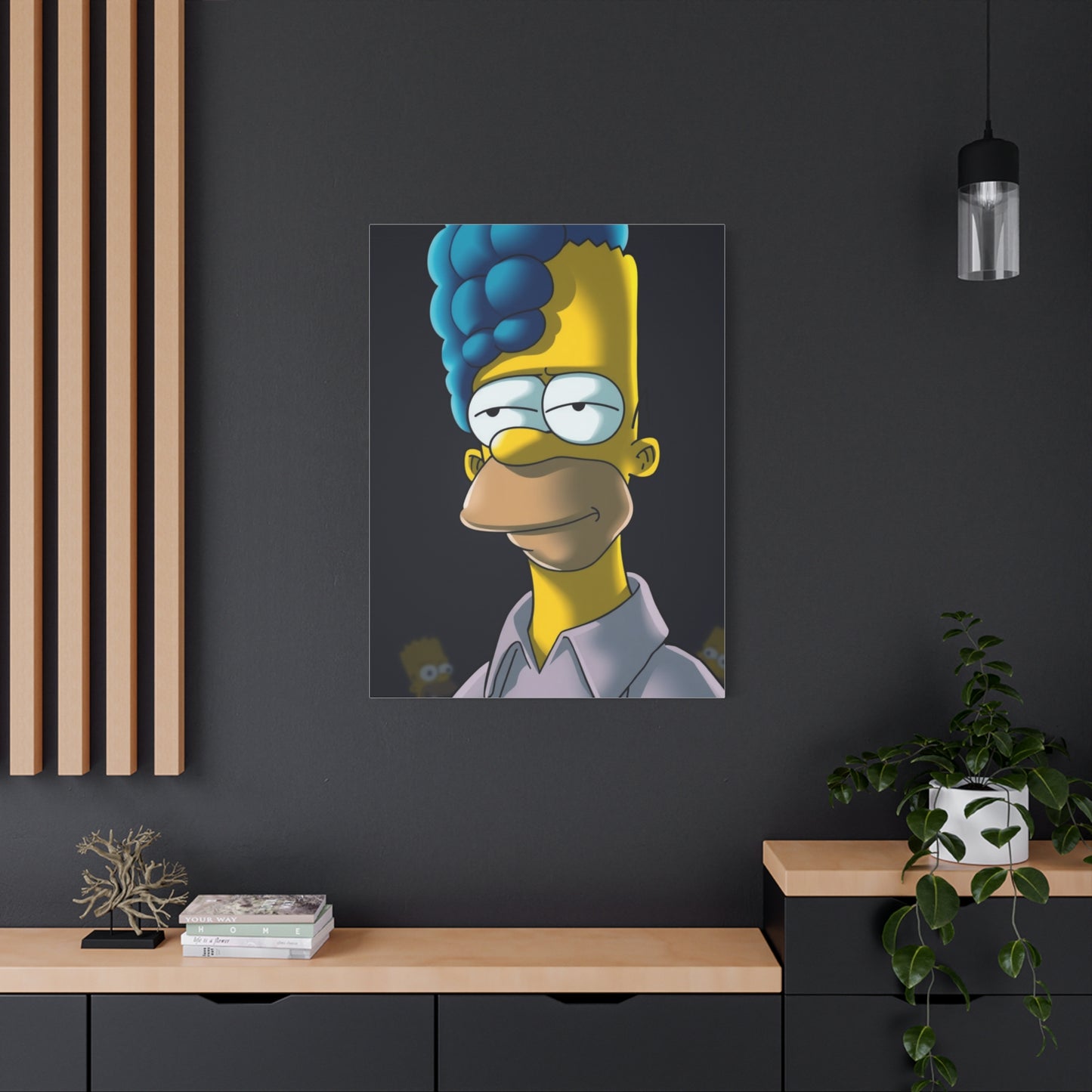 Vision The Simpsons Art Art Wall Art & Canvas Print