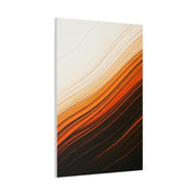 Flowing Amber Gradient Abstract Wall Art & Canvas Prints