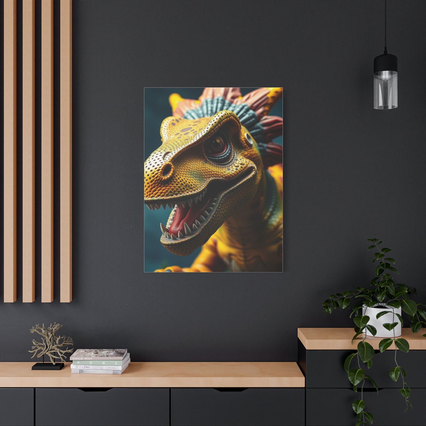Kid’s Dinosaur Art Supreme Canvas Wall Art & Canvas Print