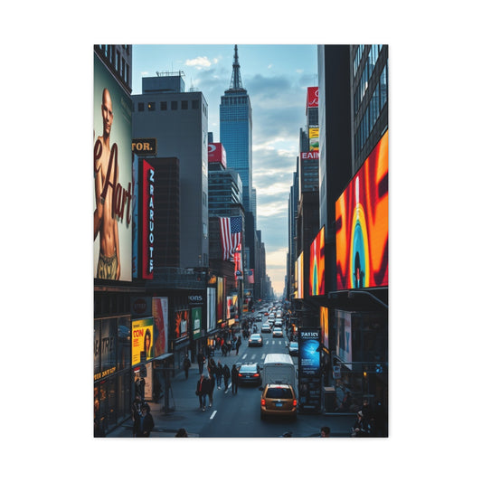 Gotham Nocturne Canvas Wall Art & Canvas Print