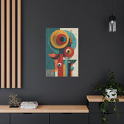 Sculptural Abstract Form Composition Wall Art & Canvas Print