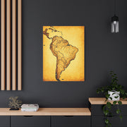 South America Vintage Cartography Poster Wall Art & Canvas Prints