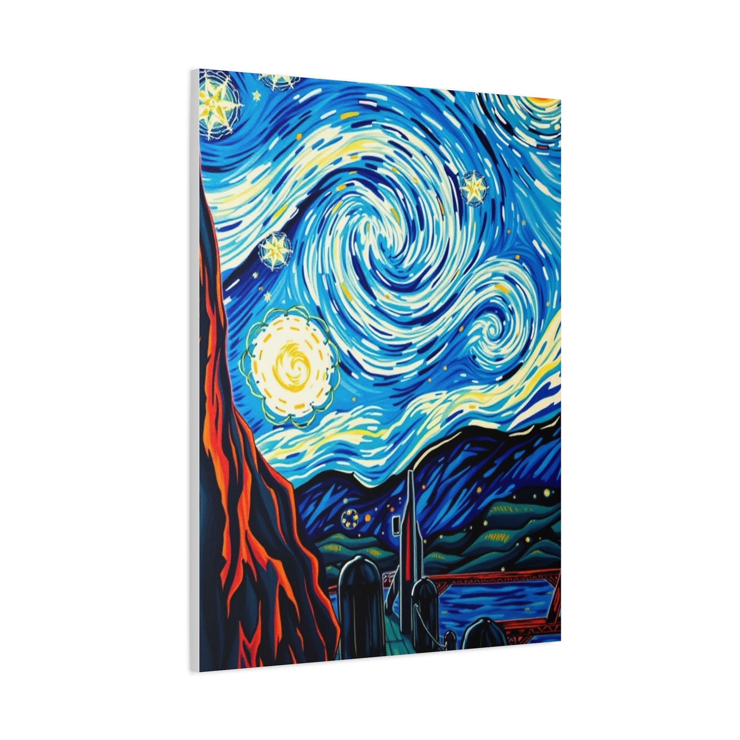 The Starry Night Canvas Art Supreme Canvas Wall Art & Canvas Print
