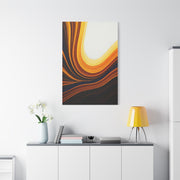 Golden Curve Motion Abstract Wall Art & Canvas Prints