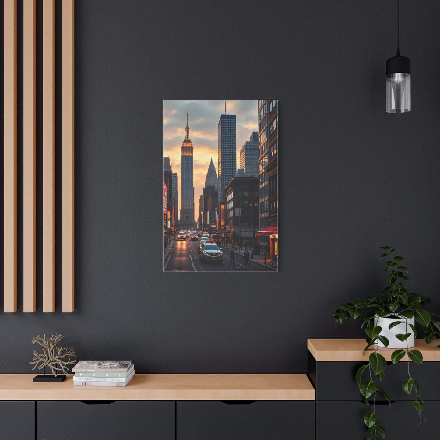 Uptown Poise Canvas Wall Art & Canvas Print
