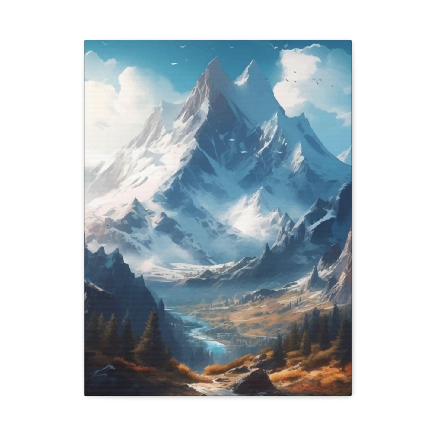 Cloudy Mountains Wall Art & Canvas Prints