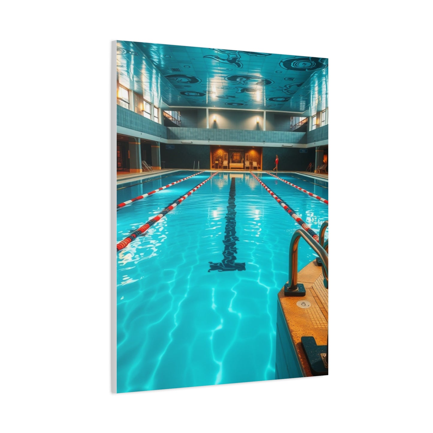 Vision Swimming Pool Art Art Wall Art & Canvas Print