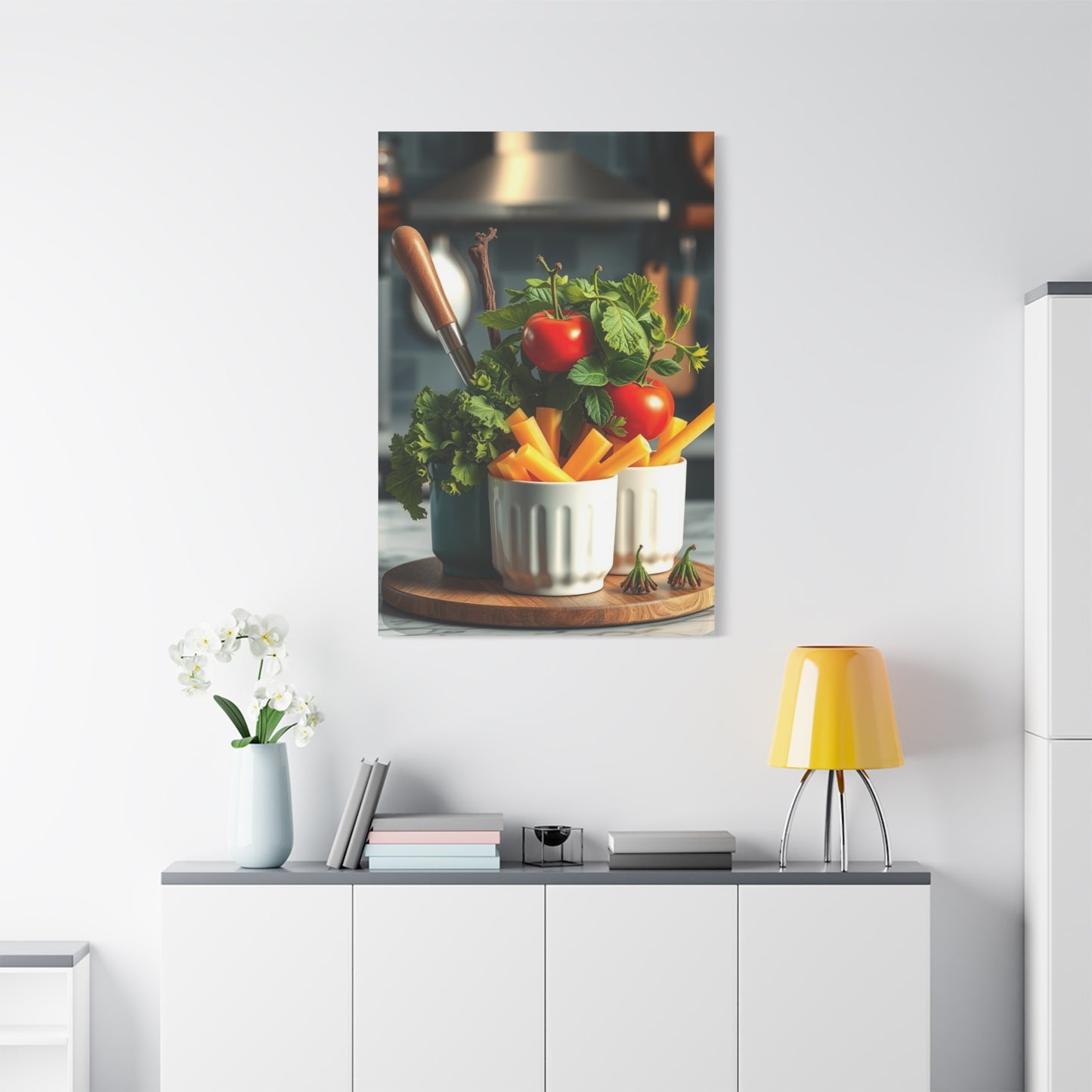 Gastronomic Elegance Canvas