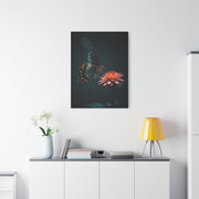 Swallowtail Butterfly and Pink Garden Flower Wall Art & Canvas Prints