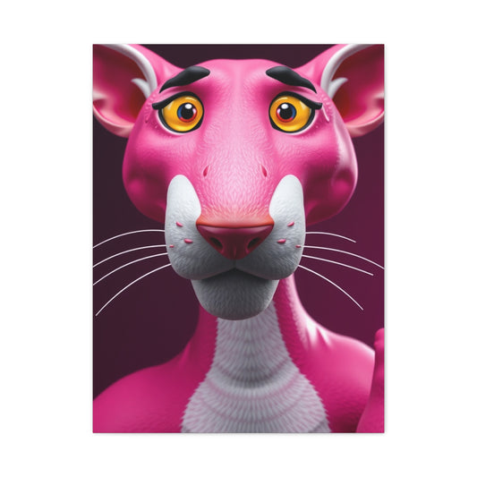 Pink Panther Art Premium Canvas 18 Wall Art & Canvas Print