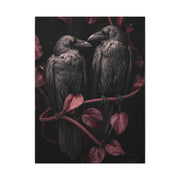 Pair of Ravens Gothic Romance Wall Art & Canvas Print