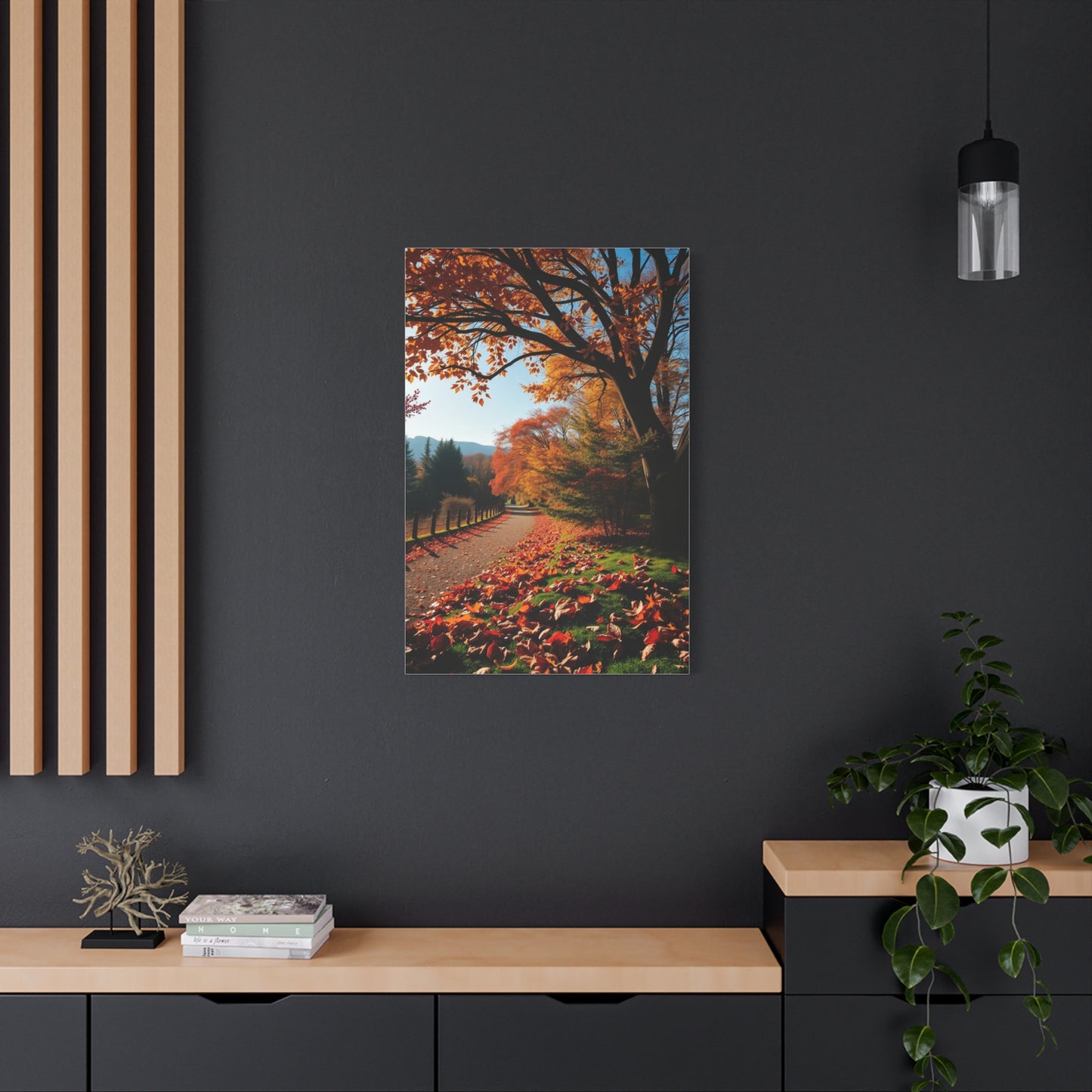 Golden Foliage Reverie Wall Art & Canvas Print
