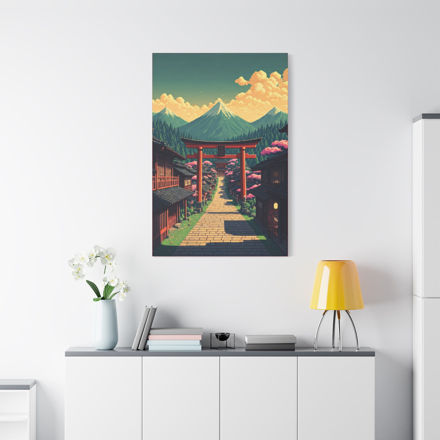 Torii Path to the Mountains Wall Art & Canvas Prints