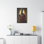 Royal Elder in Crimson Robe Wall Art & Canvas Prints