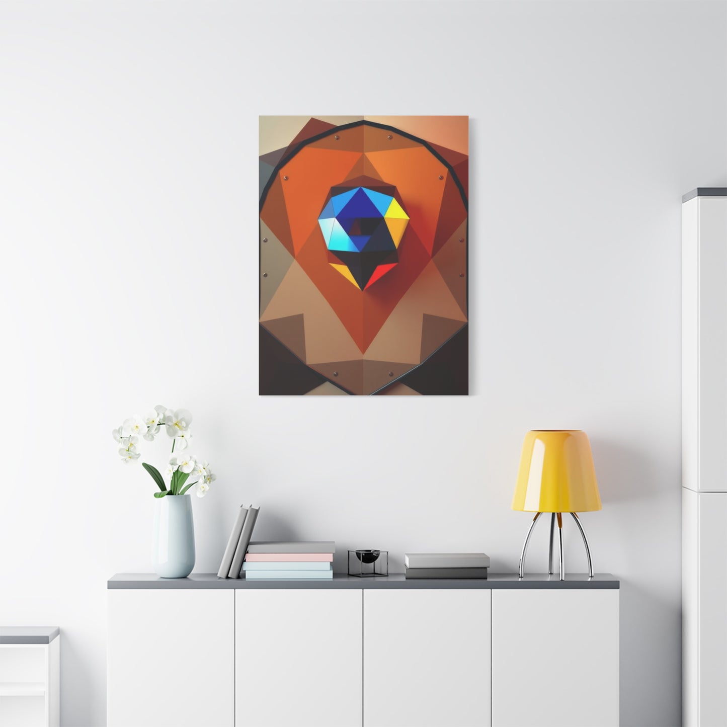 Luxe Geometric Reverie Wall Art & Canvas Print