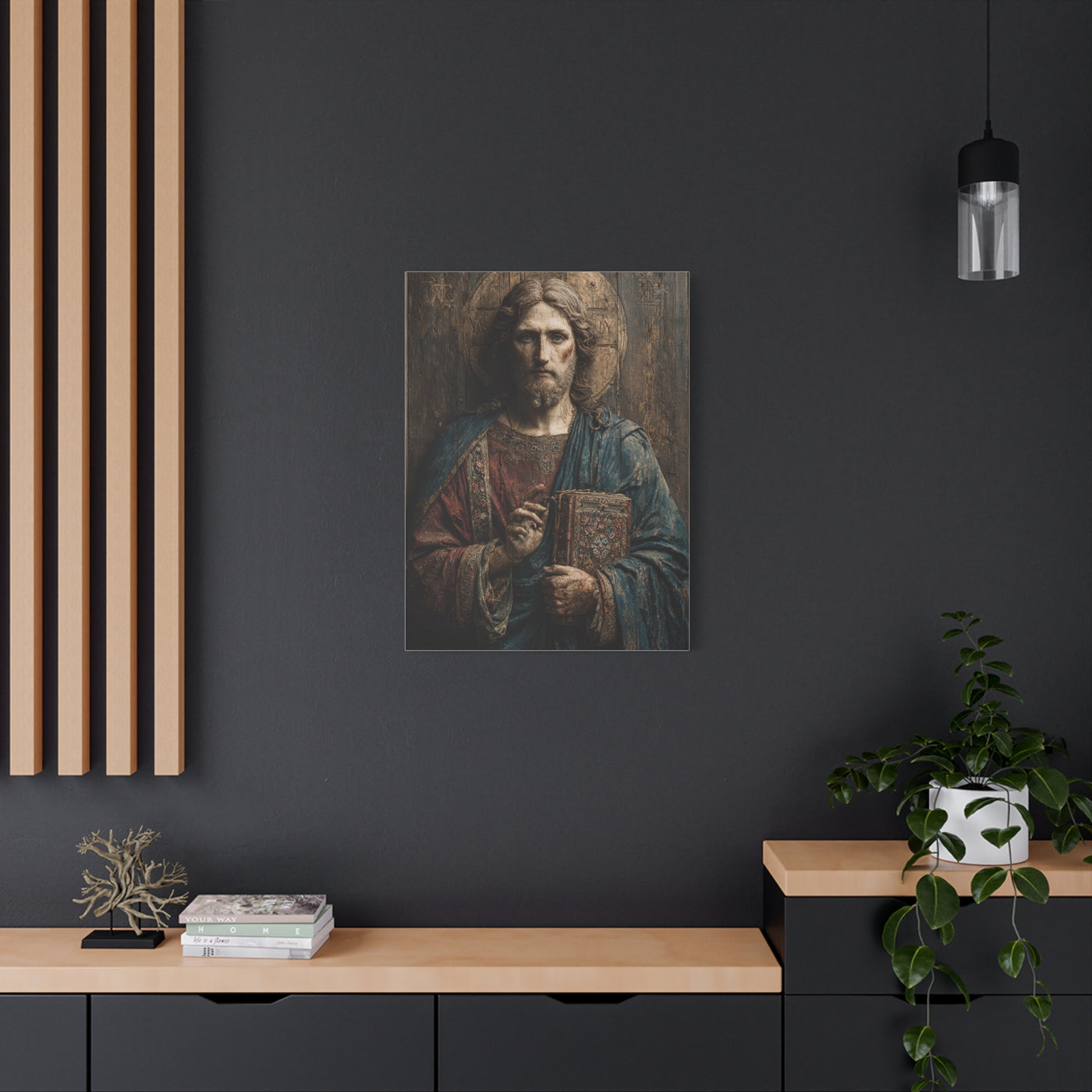 Sacred Icon of Christ Eternal Presence Wall Art & Canvas Print