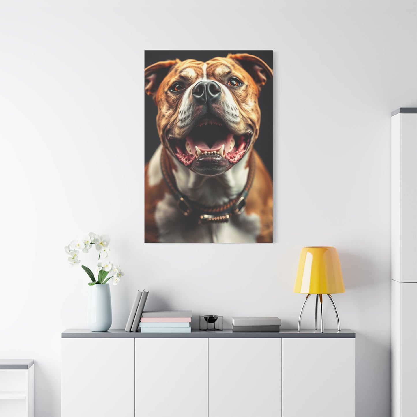 Pit Bull Art Supreme Canvas Wall Art & Canvas Print