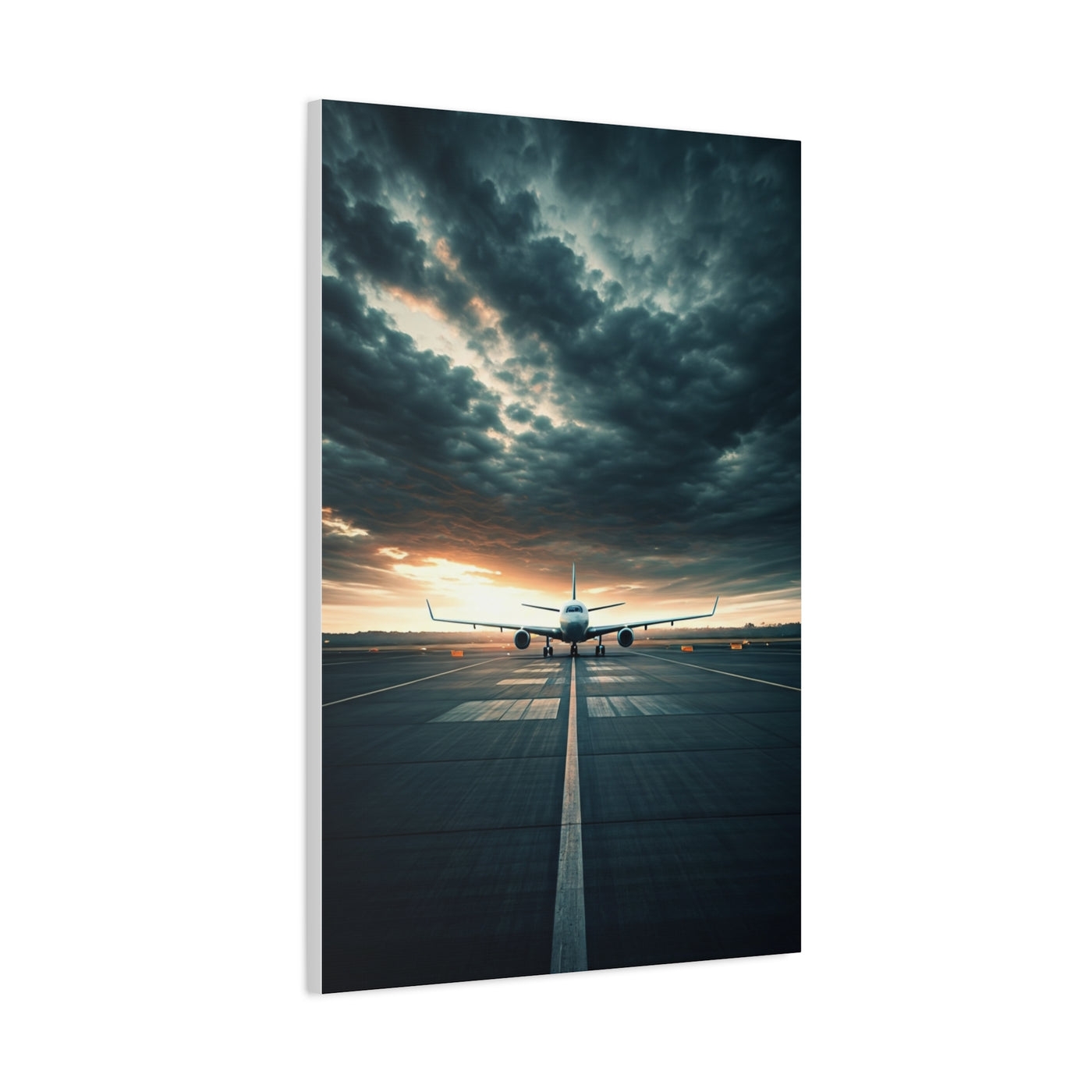 Runway Departure Storm Sky Wall Art & Canvas Prints.
