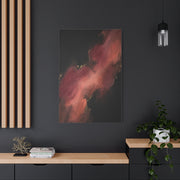 Red and Black Smoky Luxury Abstract Wall Art & Canvas Print