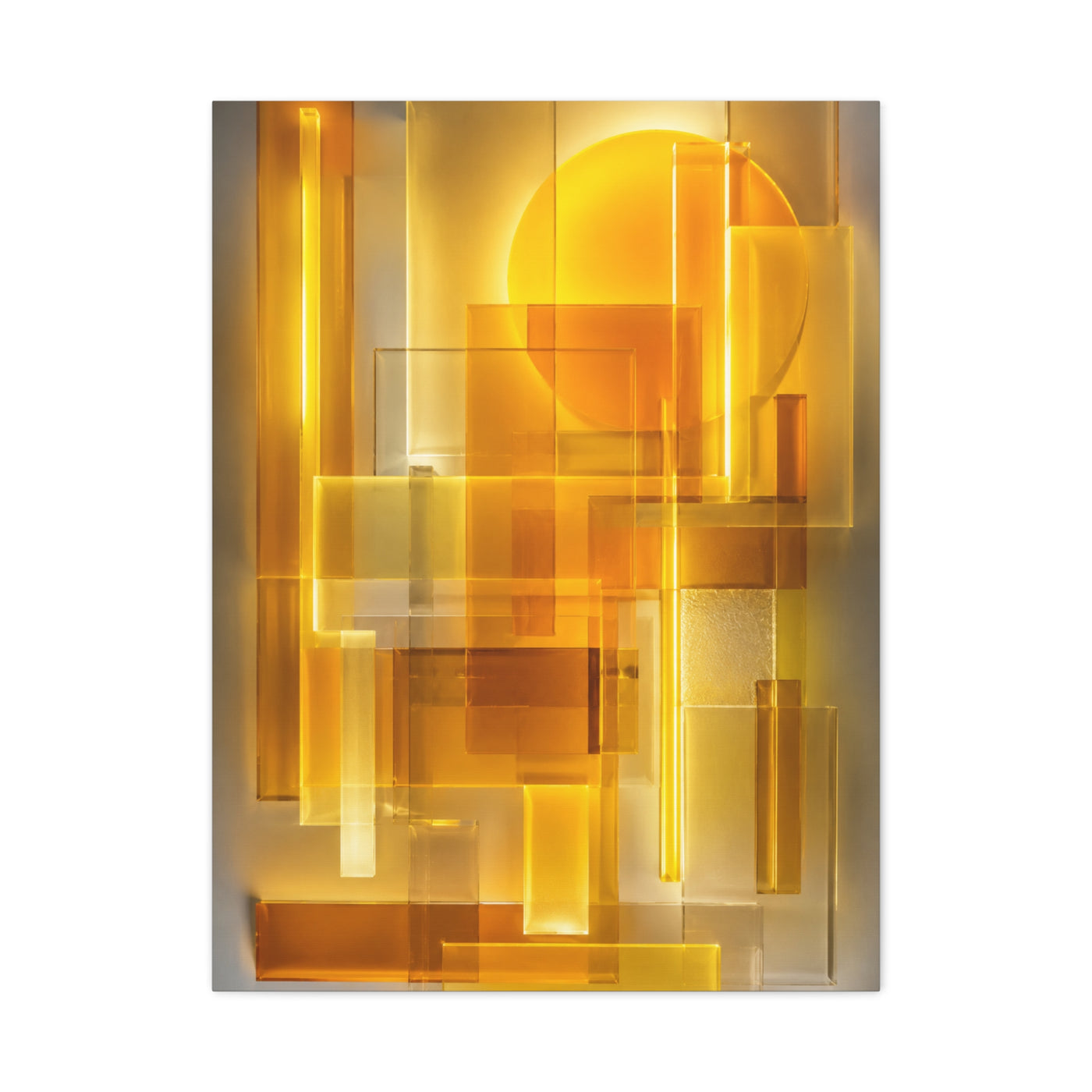 Acrylic Glass Luminous Panel Abstract Wall Art & Canvas Print