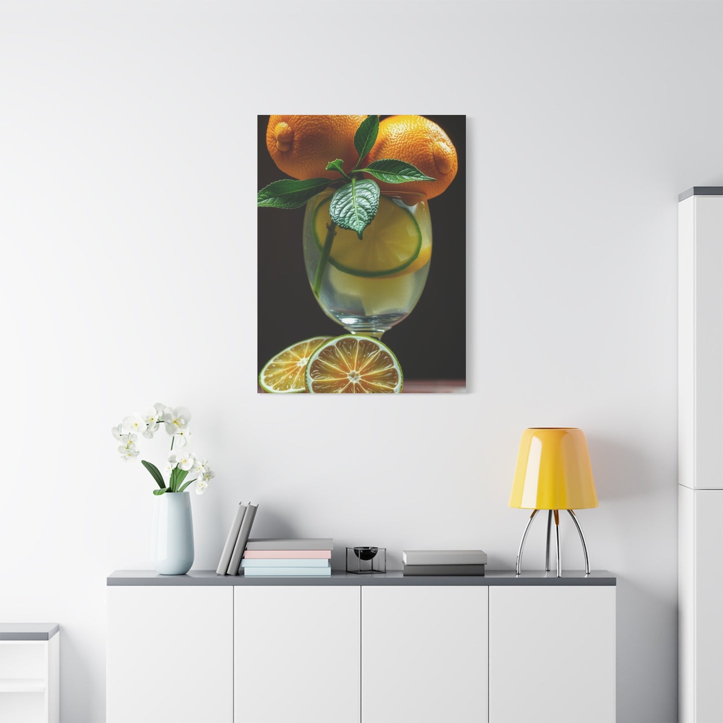 Masterpiece Lemon & Lime Art Vision Wall Art & Canvas Print