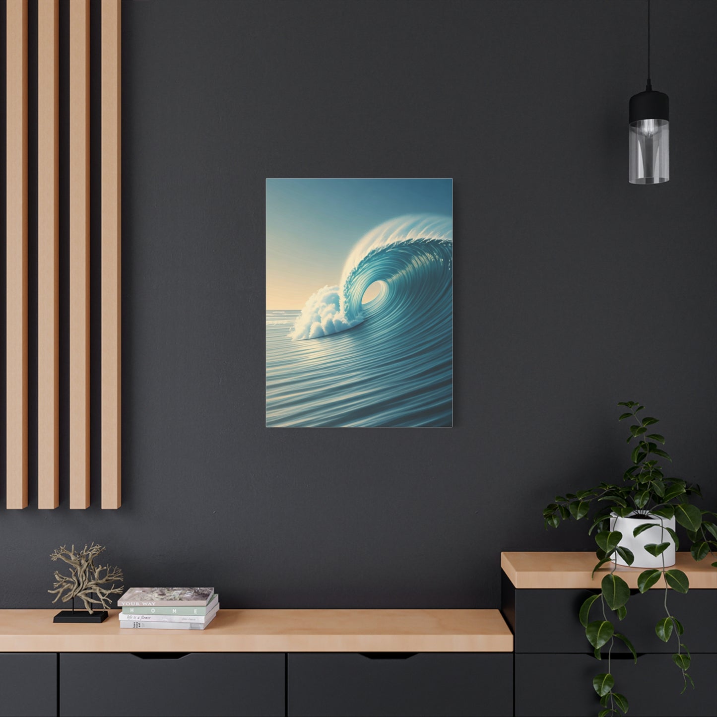 Ocean Wave Tunnel Motion Wall Art & Canvas Prints