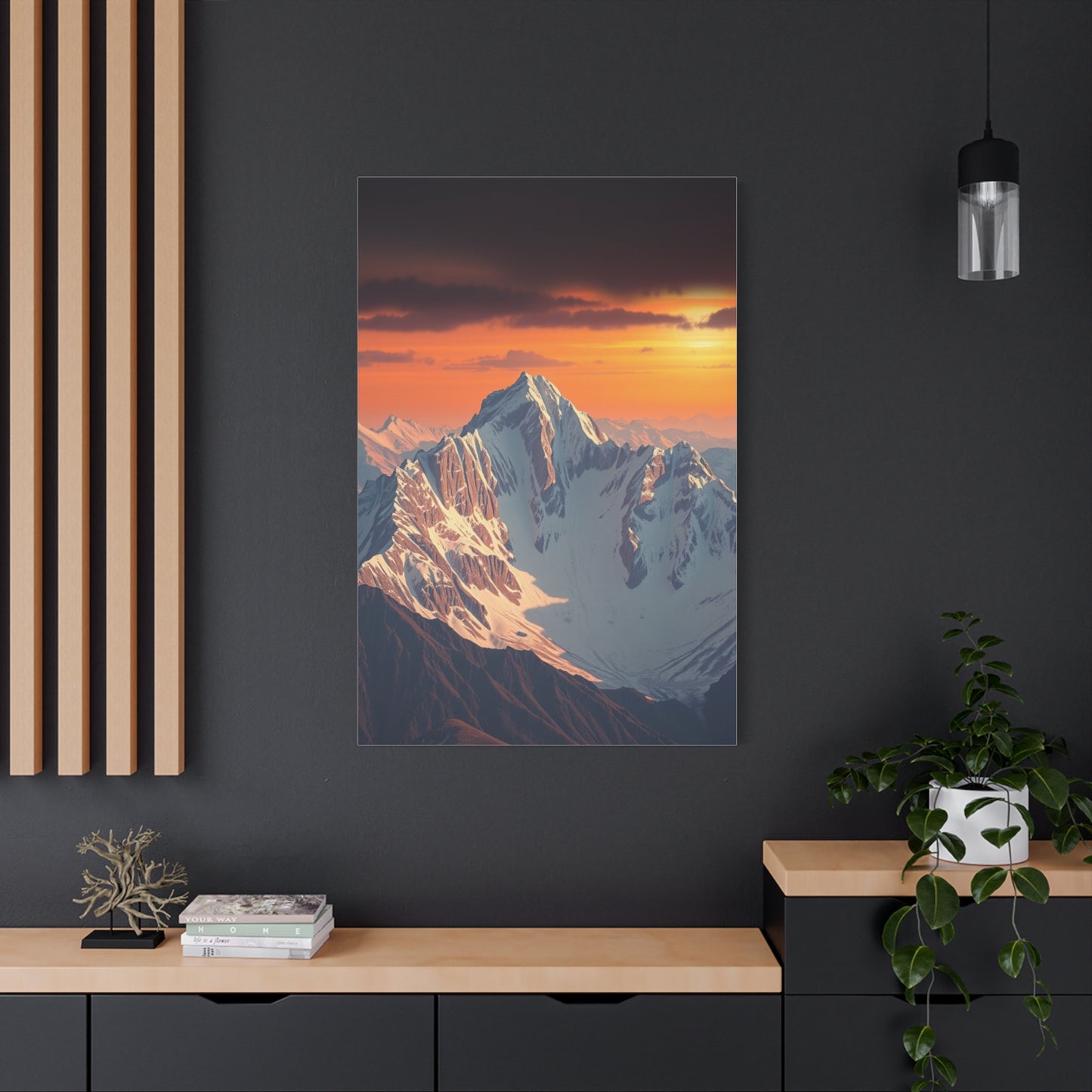 Serene Heights Artwork Wall Art & Canvas Print