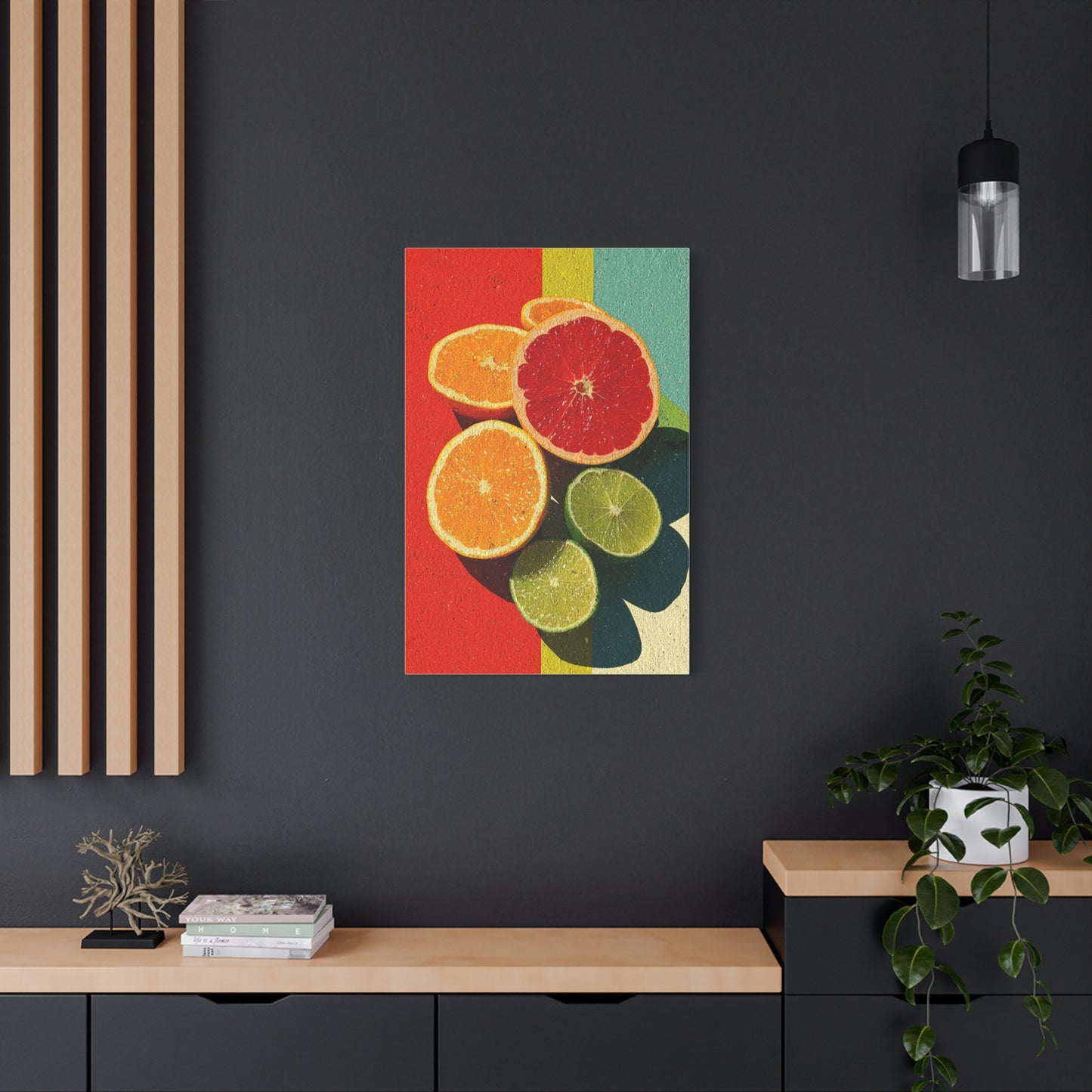 Citrus Pop Art Kitchen Composition Wall Art & Canvas Print