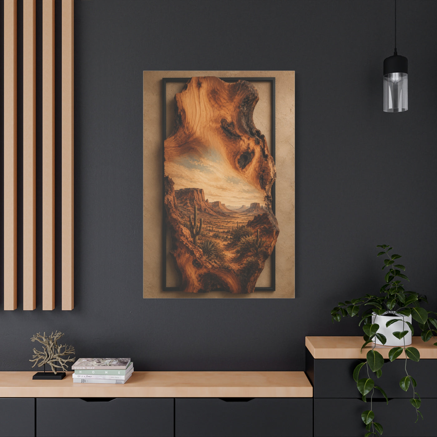 Live Edge Desert Mesa Southwest Wall Art & Canvas Print