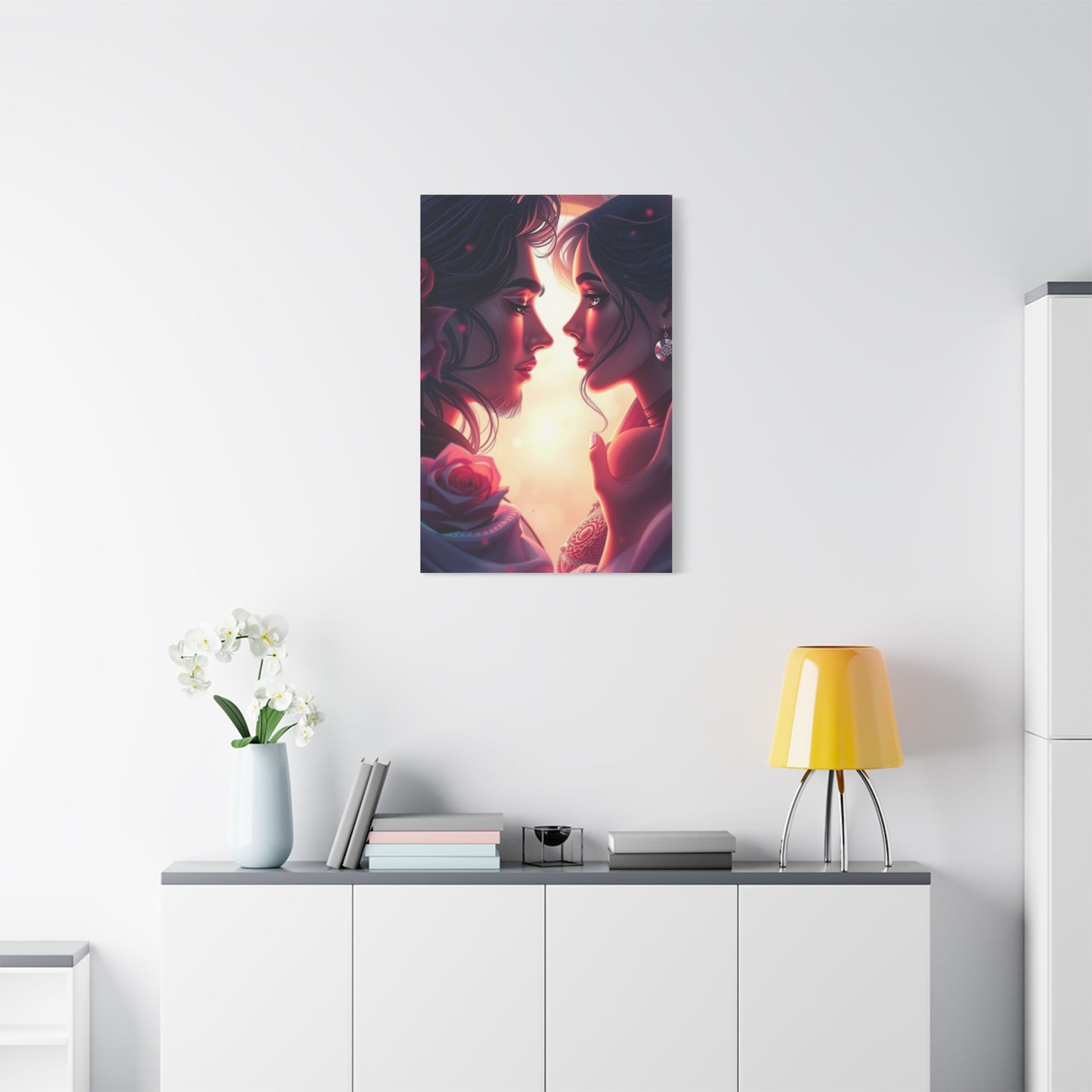 Soulful Embrace Canvas Wall Art & Canvas Print