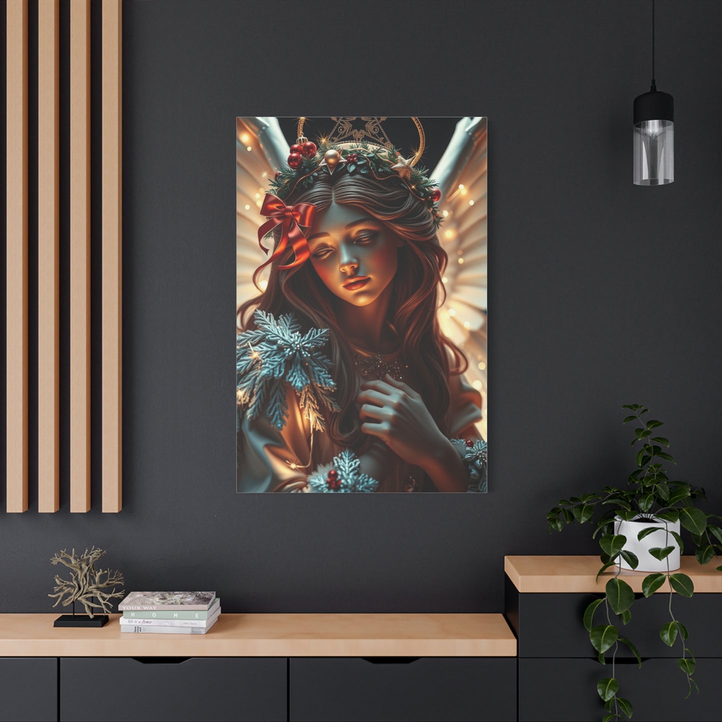 Christmas Angel Art Luxury Canvas Wall Art & Canvas Print