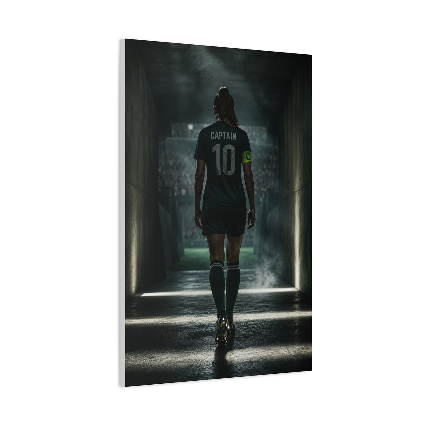 Soccer Captain Tunnel Sports Wall Art & Canvas Print