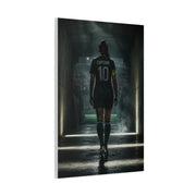 Soccer Captain Tunnel Sports Wall Art & Canvas Print