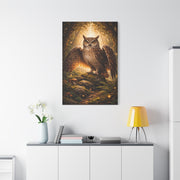 Enchanted Forest Guardian Owl Wall Art & Canvas Print