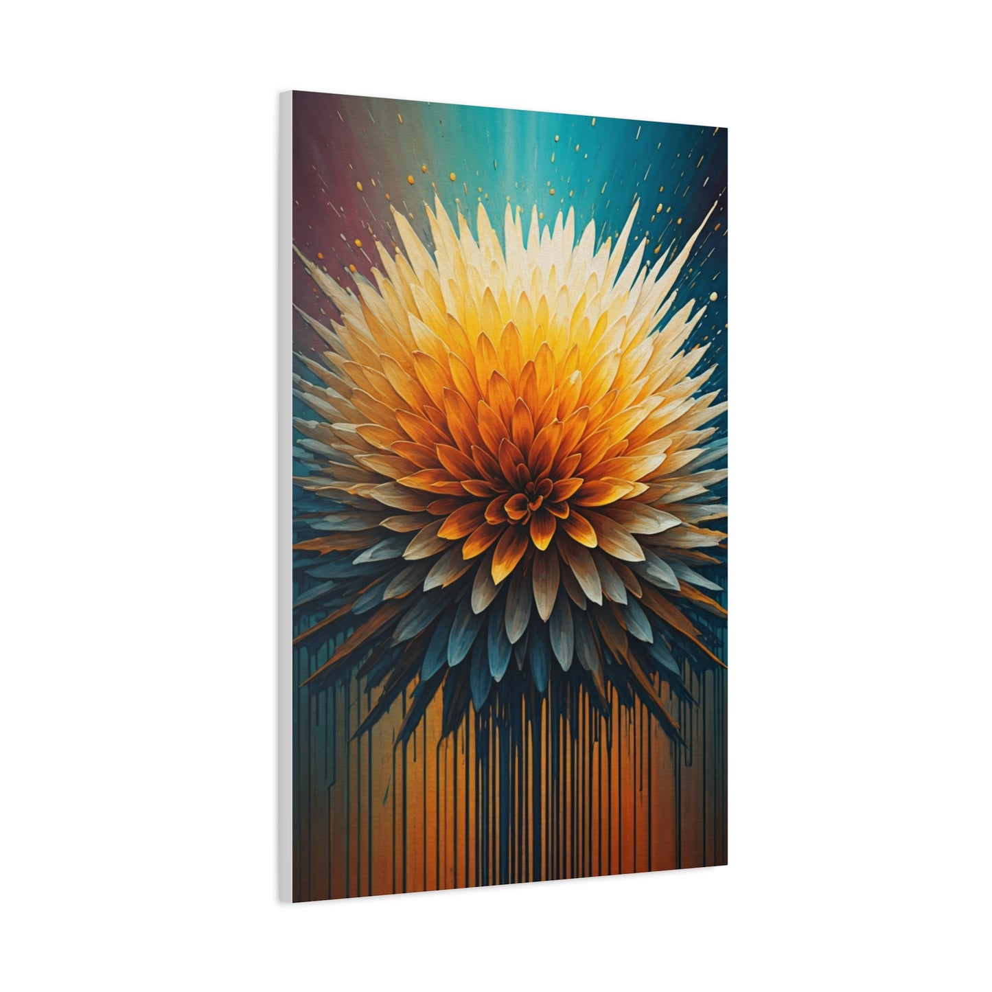 Solar Bloom Burst Wall Art & Canvas Print