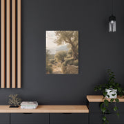 Olive Grove Coastal Serenity Wall Art & Canvas Print