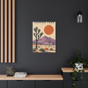 Joshua Tree National Park Retro Poster Southwest Wall Art & Canvas Print