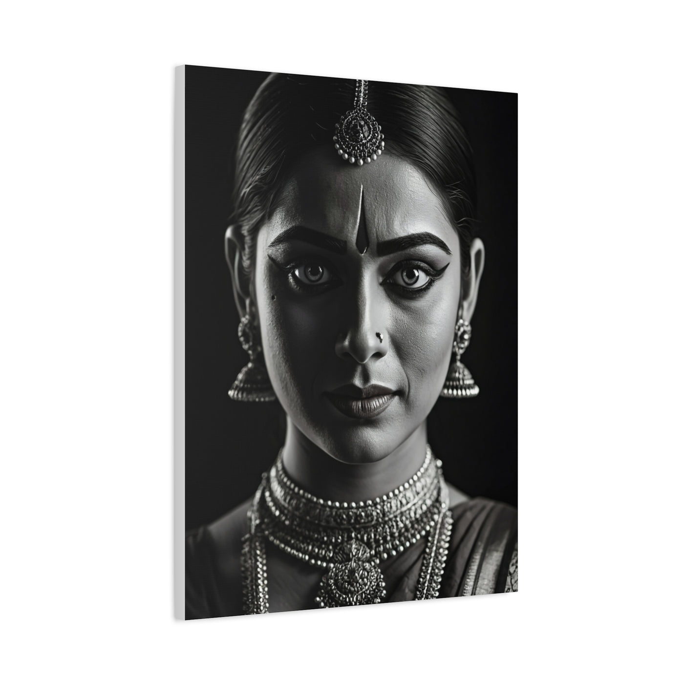 Timeless Elegance Black & White Cultural Portrait Wall Art & Canvas Prints