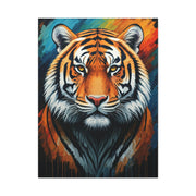 Fierce Ember Tiger Wall Art & Canvas Print