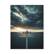 Runway Departure Storm Sky Wall Art & Canvas Prints.