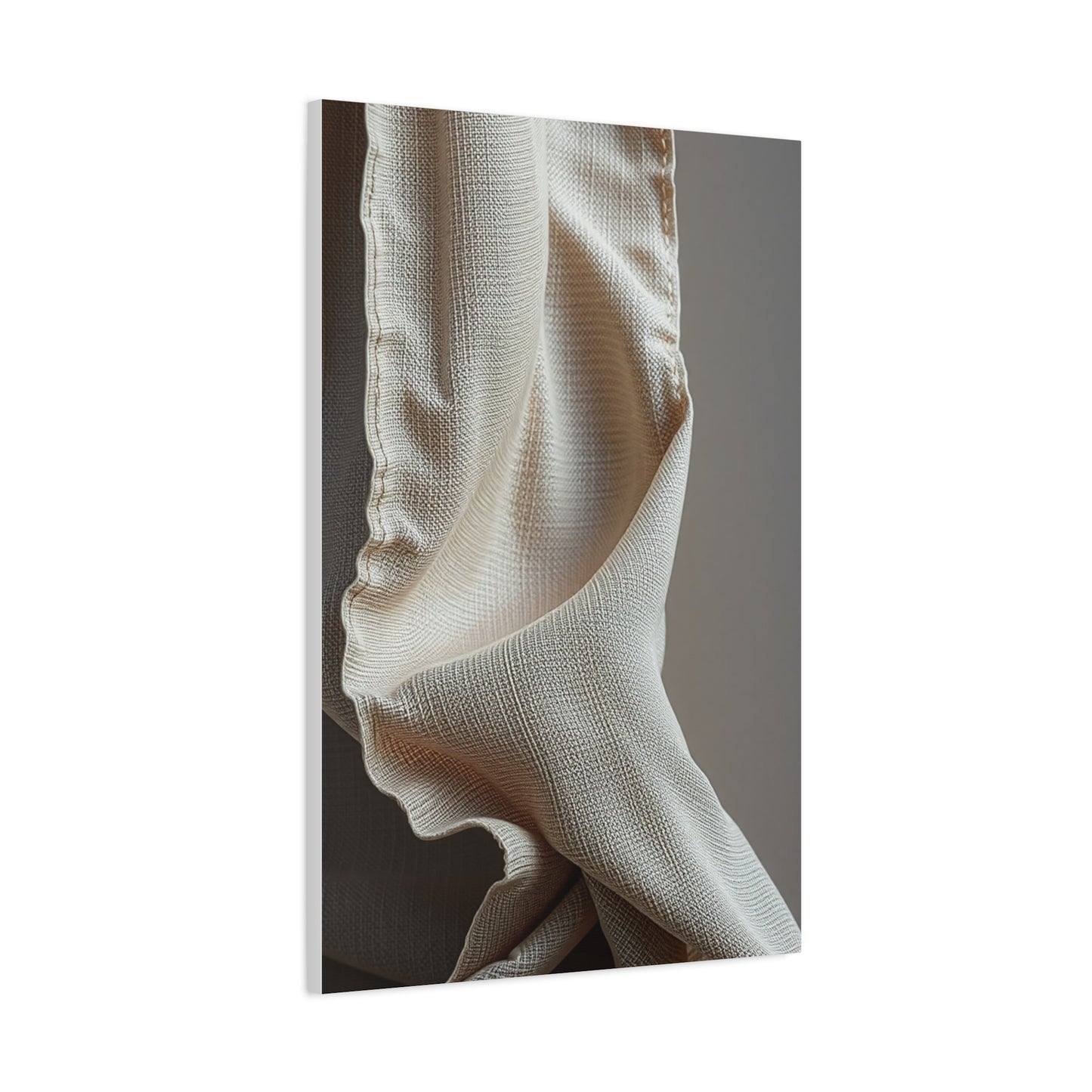 Taupe, Linen, and Gray Art Supreme Canvas Wall Art & Canvas Print