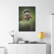 Emerald Crested Turaco Portrait Wall Art & Canvas Prints